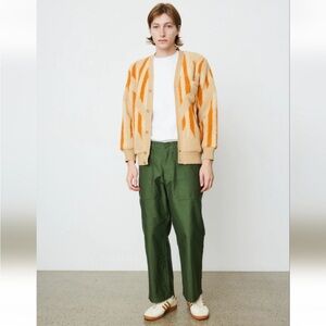 New Beams plus boa native rag pattern cardigan